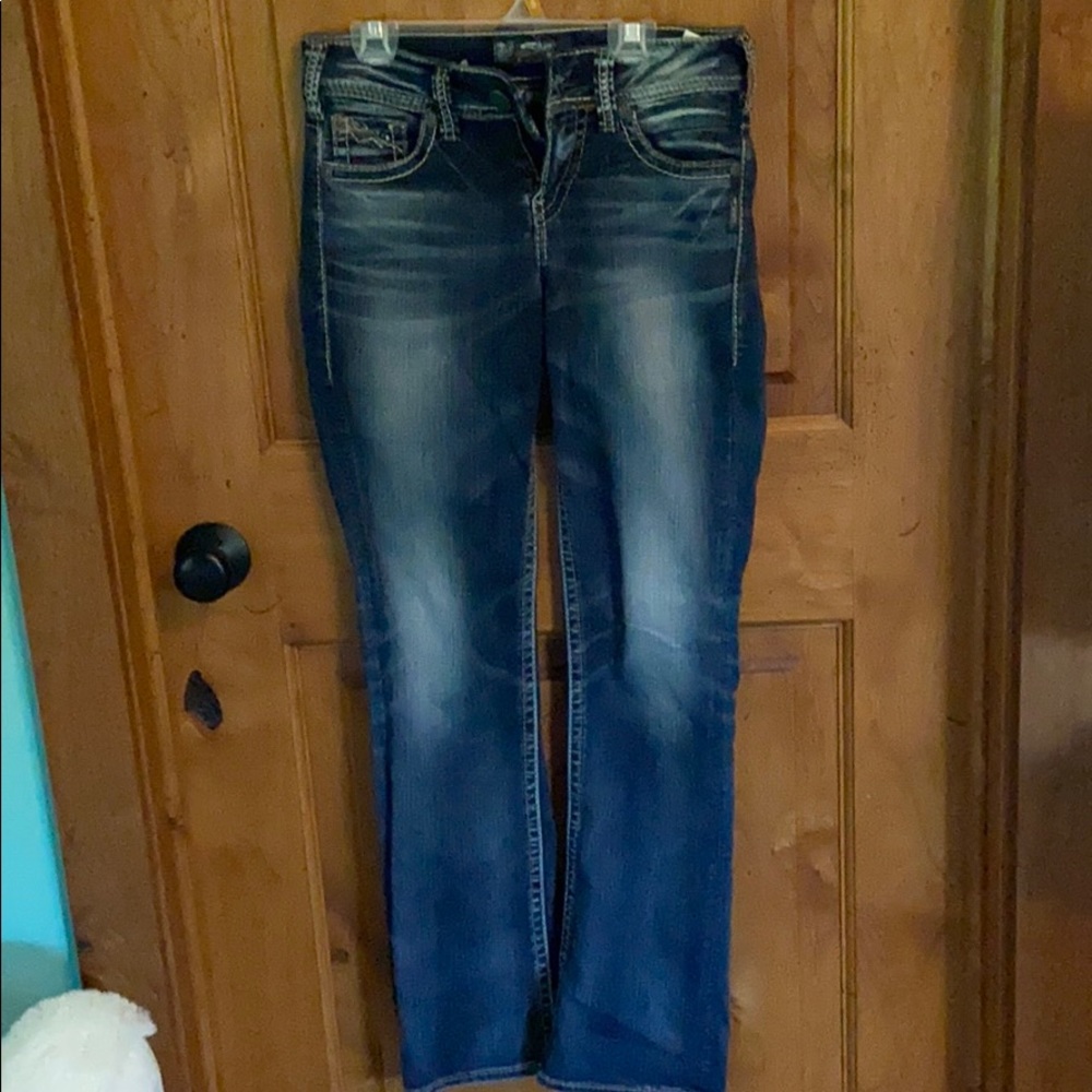 Silver jeans